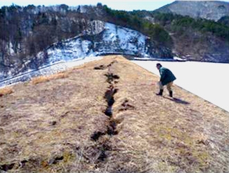 State of damage to reservoir embankments