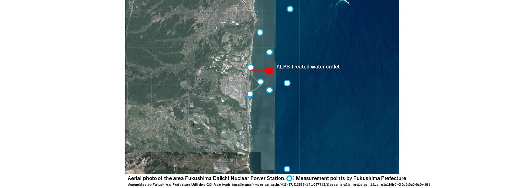 Sea area monitoring results associated with the discharge of ALPS treated water into the sea