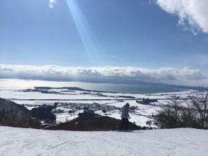 スキー場から見た絶景