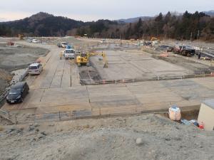 普通教室棟H30.1　C棟基礎掘削中