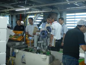 アスパラガス選果場の現地調査