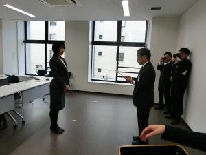 認証書交付