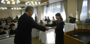 ふくしまっ子ごはんコンテスト表彰式