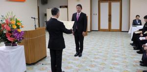 教育・文化関係表彰特別功績者表彰式の様子