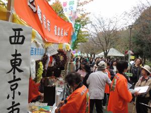 西東京市福島県人会のブース