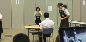 特別支援作業技能大会の喫茶待遇サービスの写真