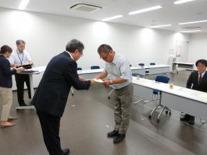 認証書交付