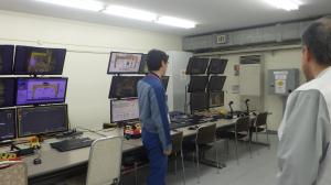 ３号機遠隔操作室の様子２