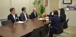 あさか開成高校 フラガールズ甲子園最優秀賞 教育長表敬訪問3