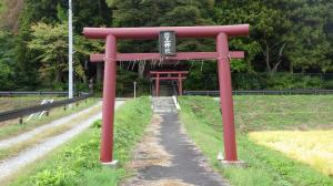 円蔵堰岩上神社_鳥居