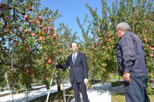 有限会社あづま果樹園の視察