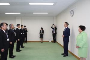 議長訓示の写真