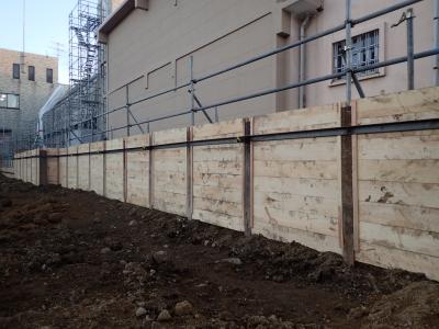 山留矢板入れ状況