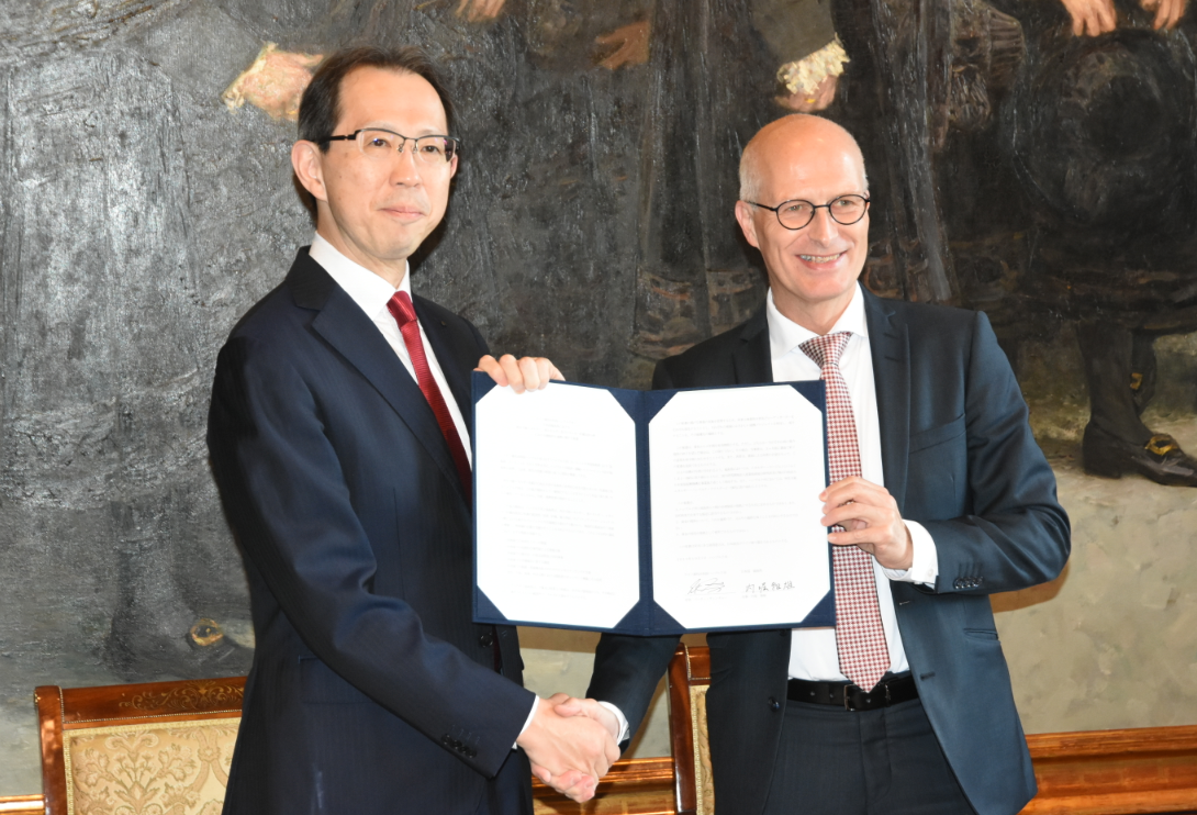 ハンブルク州との連携覚書締結