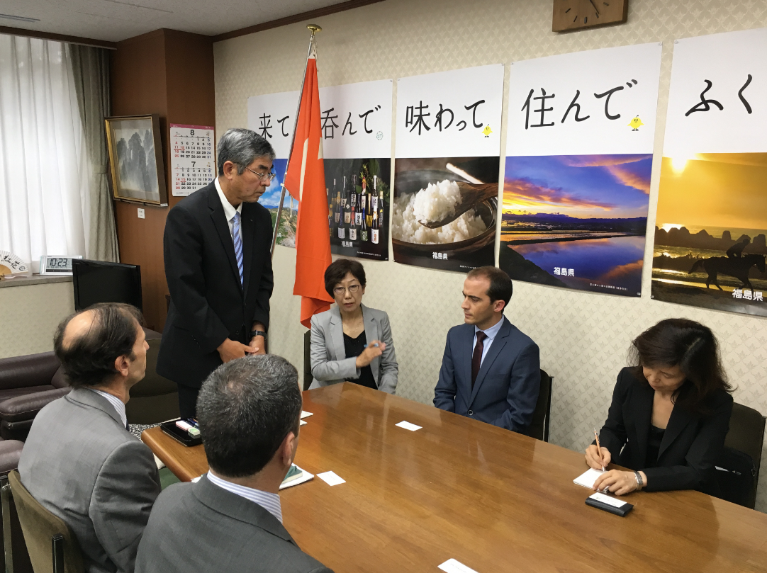 イニゴ・アンソラ　バスク州エネルギー庁長官による井出副知事表敬訪問