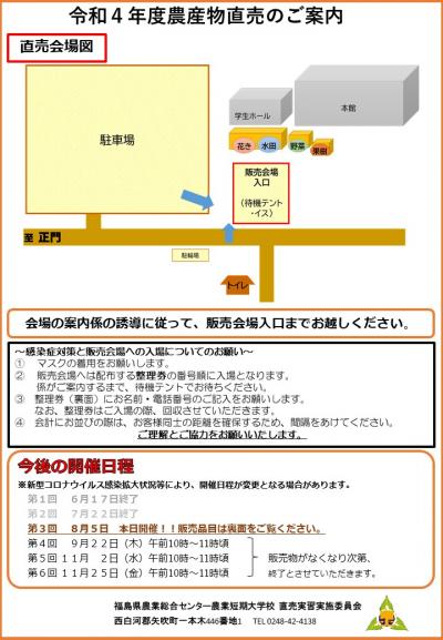 農産物直売案内