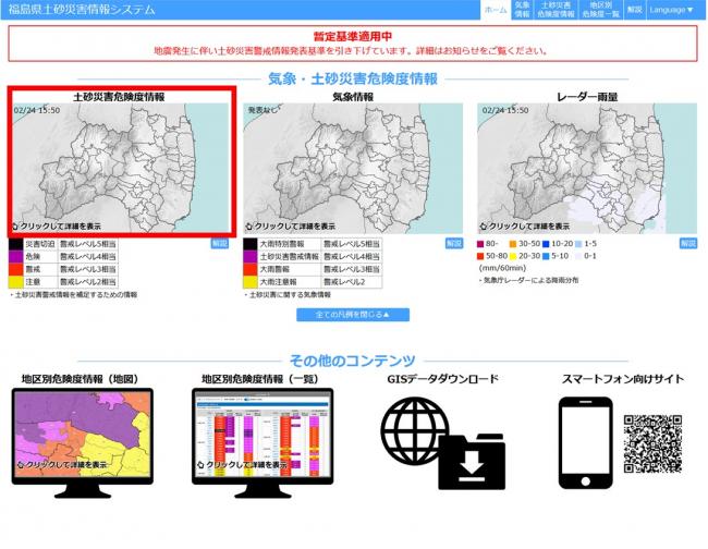 危険度情報箇所