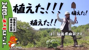 ＃３【会津桐】福島県職員が「桐玉植苗]植えてみた！