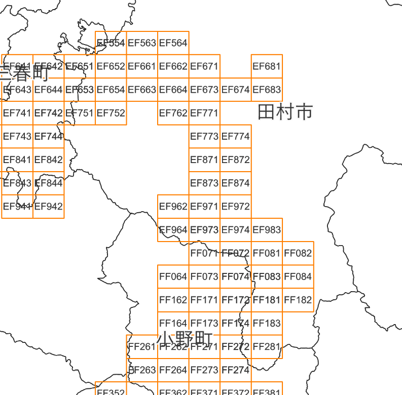 指定道路図（田村市）