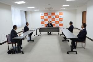 ライオンズクラブ国際協会３３２－Ｄ地区ガバナー表敬訪問写真2
