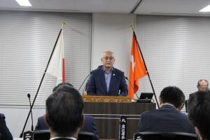 一般質問（安部泰男議員）の写真