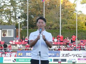 試合前PR