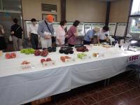 研究成果と品種の展示