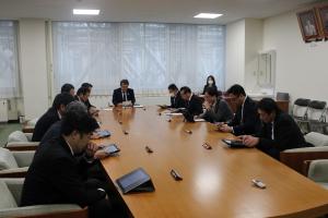 正副委員長会議の写真