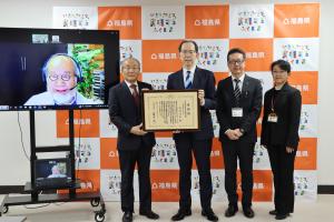 「健康寿命をのばそう！アワード」厚生労働大臣最優秀賞受賞報告写真２