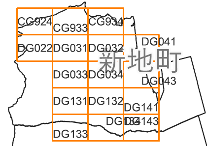 指定道路図（新地町）