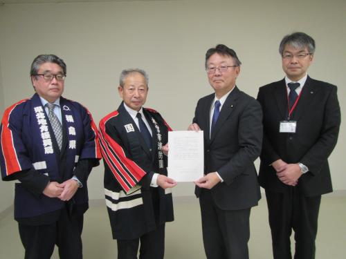 協力要請活動の写真