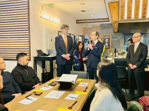 北海水産CEOと知事