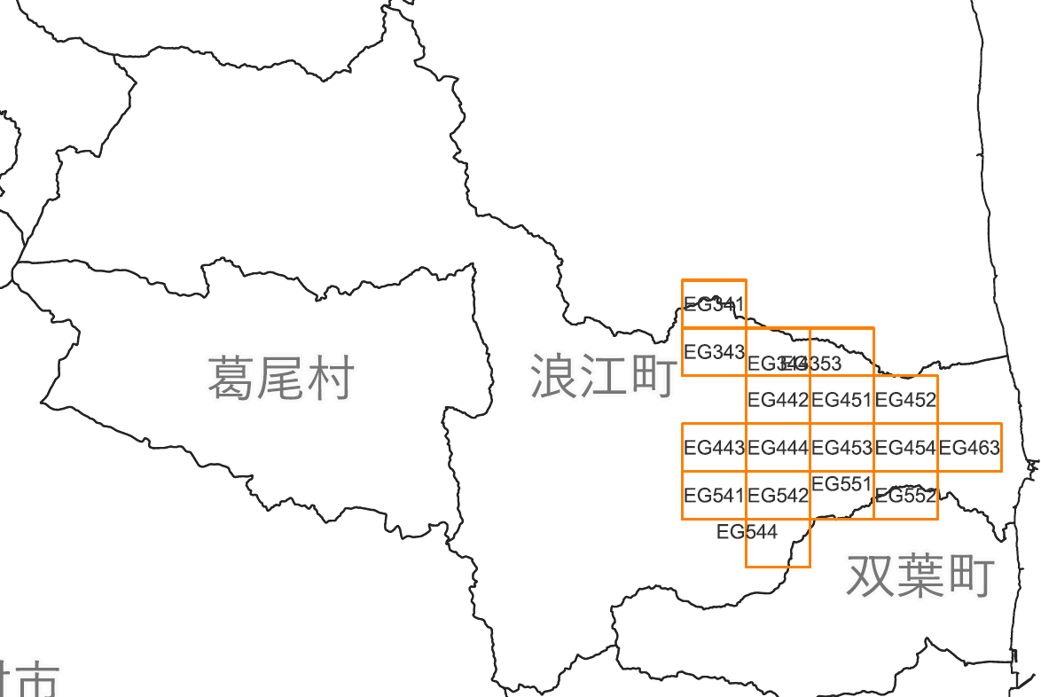 指定道路図（浪江町）