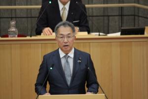 一般質問（山口信雄議員）の写真