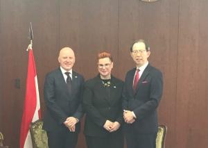 オーストリア表敬