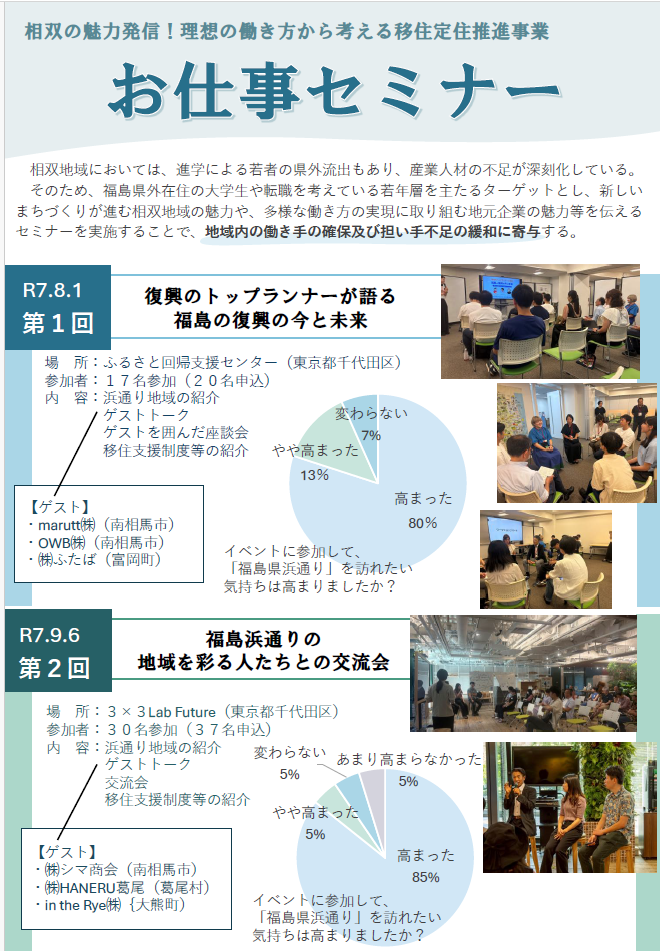 お仕事セミナー