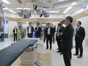 ふくしま医療機器開発支援センターの調査を行う商労文教委員会