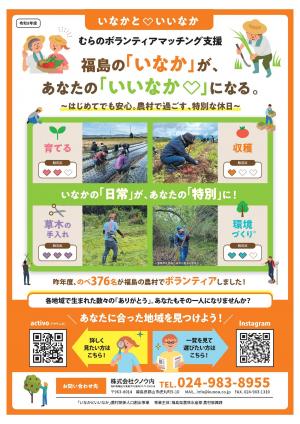 いなかといいなかチラシ(地域用）(表）