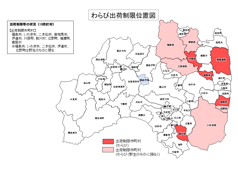 わらび(栽培・野生)
