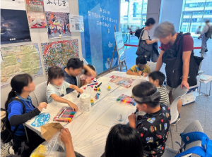 絵付け体験の様子