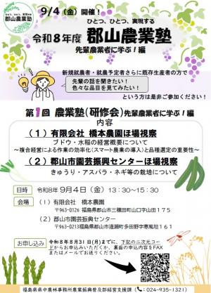 第1回農業塾(研修会)