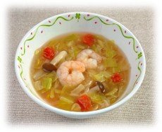 トムヤムクン風スープ