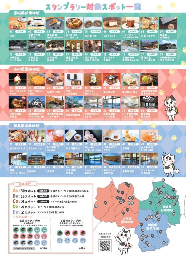 対象スポット（チラシウラ面）