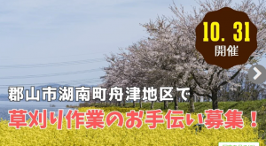 湖南町舟津地区草刈り