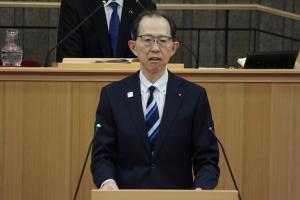 9月定例会閉会の知事挨拶の写真