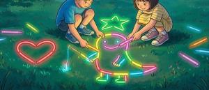 サイリウムアートイメージ1
