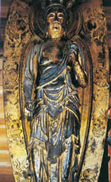 銅造十一面観音像