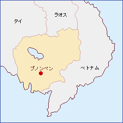 カンボジア地図