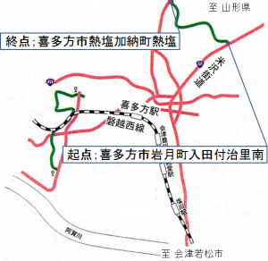 コース15のアクセス図