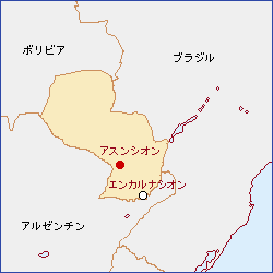 パラグアイ地図